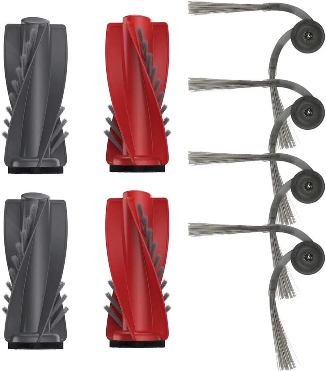 Roborock Qrevo Curv/Edge and Saros 10(R)/20 (Sonic) Borstelset (2+4 Stuks, Plus.Parts® alternatief voor 8.02.0363/8.02.0372) — afbeelding 1