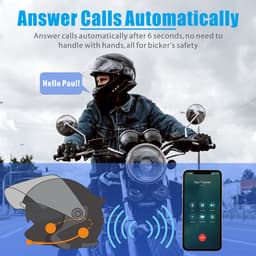 MC-hoofdtelefoon voor motorhelm Bluetooth 5.2 — thumbnail 3