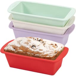 EXCITAT Bakvormen - Bakvormen siliconen - bakvormen set - Broodvormen voor brood, cake en toast - Geschikt voor de airfryer - Set van 4 — thumbnail 3