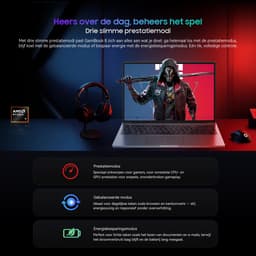 Blackview GamiBook 8 Gaming Laptop - 16 inch Full HD - 16 GB RAM - 512 GB SSD - AMD Ryzen™ 7 7735HS - Tot 4,75 GHz - WiFi 6 - Windows 11 Pro Notebook - UHD Graphics - Grijs — thumbnail 5