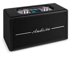 Retro radio - Audizio Tune60 - DAB radio met Bluetooth - Vintage look - DAB+ en FM - Zwart