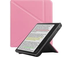 Hoes Geschikt voor Kobo Libra Colour - E-reader Hoesje Bescherm Hoesje Case Sleep Cover - Hoes Geschikt voor Kobo Libra Colour Hoesje - Roze