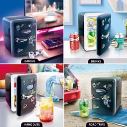 Lexium Mini Fridge for Drinks - Kleine Koelkast - Mini Koelkasten - Minibar - Mini Fridge - Mini Koelkast - Mini Koelkastje - — thumbnail 5
