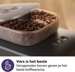 Philips Baristina met Bean swap - BAR320/60 - Espressomachine - Pistonmachine - Zwart — thumbnail 4