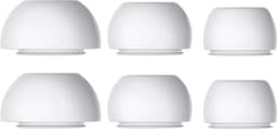 3 Paar Oordopjes geschikt voor Apple Airpods Pro 1/2 - S,M,L - Tips voor pods Pro & Vervanging - Wit - van Heble® — thumbnail 1