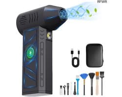 RFWR® Oplaadbare Elektrische Stofblazer - Krachtige Reiniging voor Thuis, Kantoor en Auto