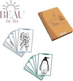 BEAU by Bo Kidywolf Kidydraw Mini Tekenboek met LCD-scherm Dieren + Refill Dieren & Oceanen en Piraten — thumbnail 1