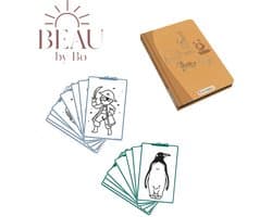 BEAU by Bo Kidywolf Kidydraw Mini Tekenboek met LCD-scherm Dieren + Refill Dieren & Oceanen en Piraten