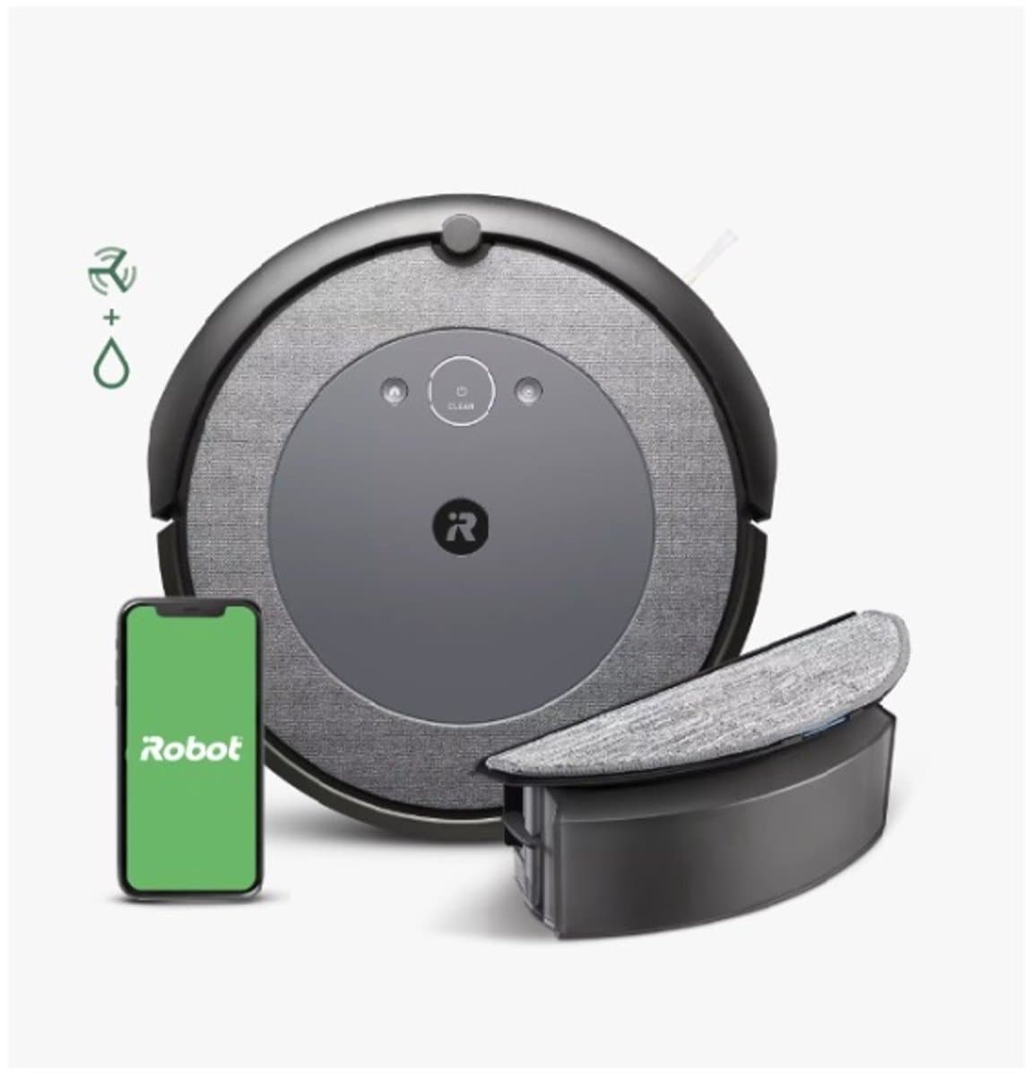 aangesloten robotstofzuiger en dweil - irobot - I5178 — afbeelding 1