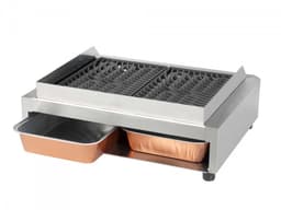 vrijstaande elektrische barbecue 2x1700w - krampouz - gecim2oa00 — thumbnail 2