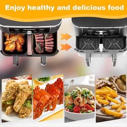 2 stuks - 22*16*6 cm - Siliconen bakvormen - bakplaat - met handgreep - hittebestendige siliconen pan - rechthoekige bakvorm - keukenbenodigdheden - Geschikt voor Airfryer, oven en magnetron - zwart — thumbnail 6