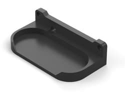 Wandhouder compatibel met Google Nest Hub (2e generatie) – Muurbeugel / wall mount – Zwart – standaard houder voor smart display