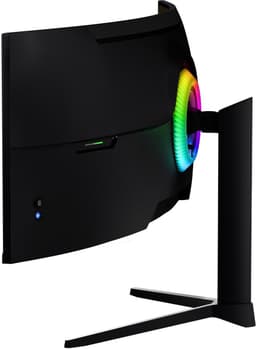 Arozzi Nova 49" Gaming Monitor - Curved - DQHD VA - 165Hz - USB-C - Zwart — thumbnail 3