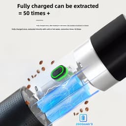 Draagbare Koffiemachine 2-in-1 Serie - Batterijgevoed - Compact Design - Voor Thuis & Outdoor - Eenvoudig Schoonmaken — thumbnail 4