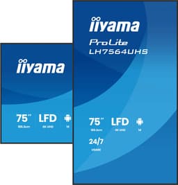 Monitor Iiyama LH7564UHS-B1AG 75" 4K Ultra HD — thumbnail 2