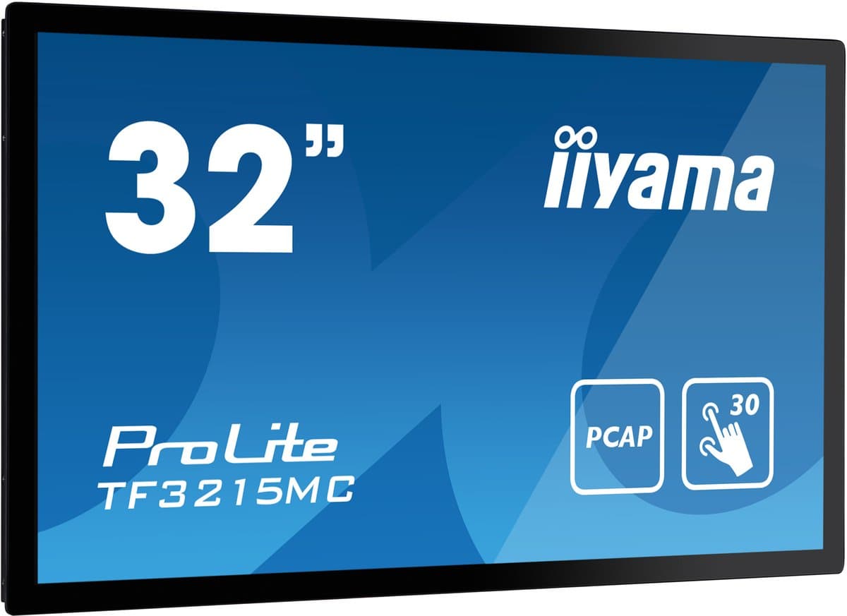 iiyama ProLite TF3215MC-B2 computer monitor 80 cm (31.5) 1920 x 1080 Pixels Full HD LED Touchscreen Kiosk Zwart — afbeelding 1