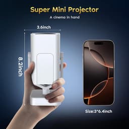 Lexium Mini beamer - Projector - Beamerscherm - Projectiescherm - Outdoor & Indoor Projector - — thumbnail 5