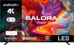 Salora SMART65TV - Tv 65 inch - Smart TV - 4K TV - Android TV - Smart tv 65 inch - TV - 65 inch smart tv - 2025 model — thumbnail 1