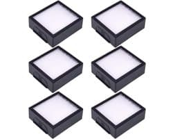 HEPA-filter - 6 stuks - Geschikt voor Combo for Roomba i3 i3+ i7 i7+ i4 i6 i6+i8 i8+/Plus E5 E6 E7 J7 - Geschikt voor iRobot Roomba Combo J7+ plus - robotstofzuiger HEPA-filters accessoirekit