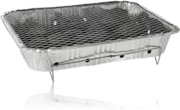 Wegwerp Barbecue met Houtskool – 5 Stuks – Instant BBQ voor Camping, Balkon of Picknick – Inclusief Rooster – Barbecue Accessoires – BBQ Kopen — thumbnail 5