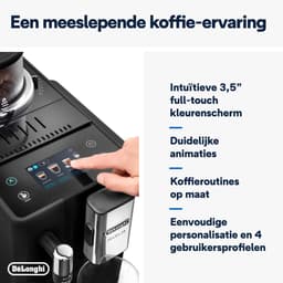De'Longhi Rivelia EXAM440.35.B - Volautomatische espressomachine - Onyx Black - Koffiemachine met bonen — thumbnail 4