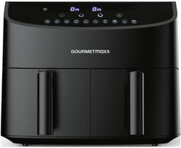 GOURMETmaxx Airfryer met Dubbele Kamer 2x3,5 L Zwart met Touchdisplay en Timer Energiezuinig Frituren 10 Programma’s 2400 W — thumbnail 11