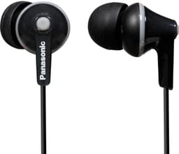 Panasonic RP HJE125E-K - Ergofit - headphones - in-ear - black — thumbnail 1