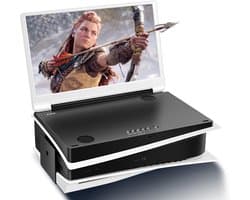 Gloovon® Draagbare Monitor 4K - 15.6 Inch IPS Gaming Scherm - HDR & FreeSync - 60Hz - Voor PS5 & Laptop - Met Afstandsbediening