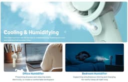Nitecore izzCool 20 Airconditioner Ventilator Oplaadbaar Matte White — thumbnail 3