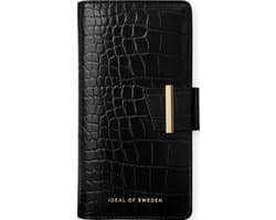 iDeal of Sweden Phone Wallet iPhone 13 Jet Black Croco - Recycled