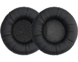 kwmobile 2x oorkussens geschikt voor Sennheiser PX200 / PX100 - Earpads voor koptelefoon in zwart