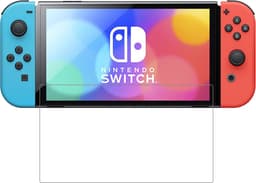 Screenprotector Geschikt voor Nintendo Switch OLED Bescherm Glas Screen Protector - 3 PACK — thumbnail 5
