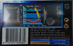Philips CD 60 min Extra Chrome position type II cassettebandje — thumbnail 2