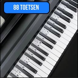 JWRgoods Siliconen Piano Stickers Afneembaar- Inclusief opbergbox - Toetsenwijzer - Herbruikbaar - Keyboard — thumbnail 3