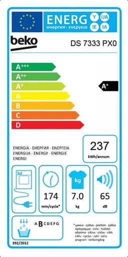 Beko DS7333PX0 - Warmtepompdroger - NL/FR — thumbnail 16