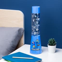 Minecraft Glitter Liquid Flow Lamp – Officieel Gelicentieerde Microsoft Merchandise, Nachtlamp & Gamekamer Decoratie- Paladone — thumbnail 4