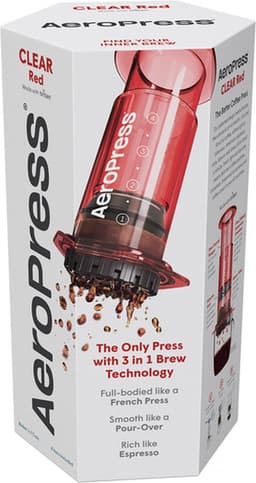 AeroPress Clear - Rood (Transparant) — thumbnail 5