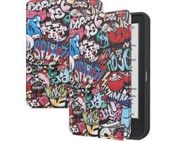 Hoes Geschikt voor Kobo Clara BW - E-reader Hoesje Bescherm Hoesje Case Sleep Cover - Hoes Geschikt voor Kobo Clara BW Hoesje - Graffity