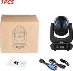 Discobol Moving Head Roterend Met Laser Par + Strobe - Discolichten - Effecten - Feestverlichting - Spot - Verlichting - Disco - Lamp - Licht - Laser - Lichteffect - Geluidgestuurd - DJ - Party - Discolampen - RGB — thumbnail 3