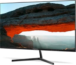 MEDION P52424 (MD 20152) 60,5 cm (24 inch) Full HD breedbeeldmonitor (FHD, HDR10, 16:9, HDMI, Displayport, VGA, Anti flikkering, Anti schittering, Anti blauw licht, meertalig menu) zwart — thumbnail 5