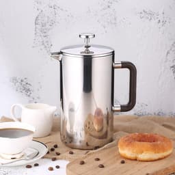 Dubbelwandig koffiezetapparaat van 18-10 roestvrij staal 15 liter met 3 filters - Koffiemachine voor thuisgebruik — thumbnail 2