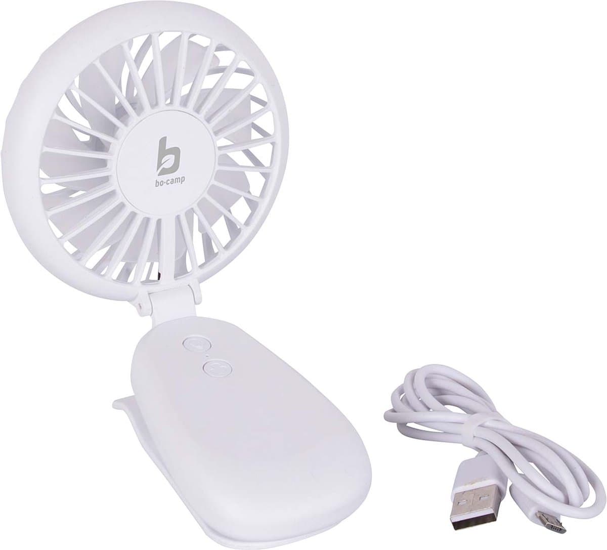 Bo-Camp - Ventilator met klem - Mini - Oplaadbaar — afbeelding 1