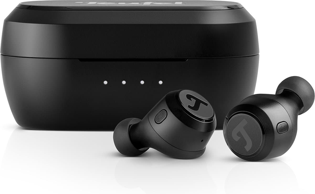 Teufel REAL BLUE TWS 3 - Draadloze oortjes met hybride Active Noise Cancelling - Bluetooth 5.3 met AAC - Spatwaterbescherming IPX4 - Oplaadcase - Night Black — afbeelding 1