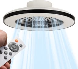 LED's Light - Plafondventilator met verlichting - Ø 48 cm - Zomer- en winterstand - Dimbaar - Met afstandsbediening — thumbnail 1