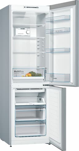 Bosch KGN36NLEA - Serie 2 -Koelkast - Koel-vriescombinatie - Total No Frost: Nooit meer ontdooien - PerfectFit zet je koelkast strak tegen de wand of in een nis -Led verlichting - RVS — thumbnail 7