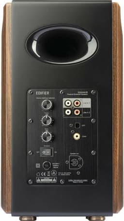 Edifier S2000MKIII bluetooth 5.0 met aptx boekenplank speakers - Walnoot — thumbnail 4