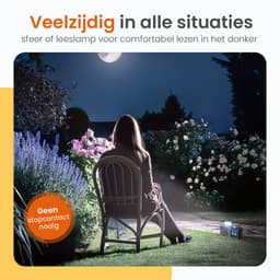 Goliving Noodradio - 17 x 9 x 4 cm - Draagbare Radio - Powerbank Zonneenergie Solar Opwindbaar - Zaklamp Oplaadbaar - Digitale Wekker - Bluetooth - 10000 mAH - 80 dB - Zwart — thumbnail 2