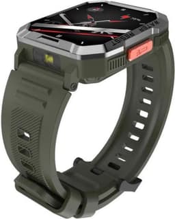 Blackview W60 Smartwatch voor heren - fitnesshorloge met telefoonfunctie (bellen/ontvangen) - kompas - IP68 waterdicht - sporthorloge met 100+ sportmodi - hartslag- en slaapmonitor - stappenteller - geschikt voor Android en iOS - Groen — thumbnail 1