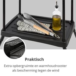 Relaxwonen - Elektrische Barbeque Grill en Vetopvangbak - Staande- en Tafel BBQ - 1800 tot 2200 Watt — thumbnail 2