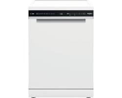 Whirlpool W7F HS41 - Vrijstaande vaatwasser - 60 cm - Wit met zwart